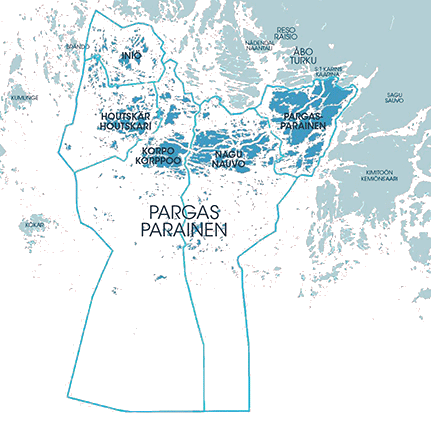 paraisten kartta Paraisten opaskarttoja   Parainen   Pargas  portal